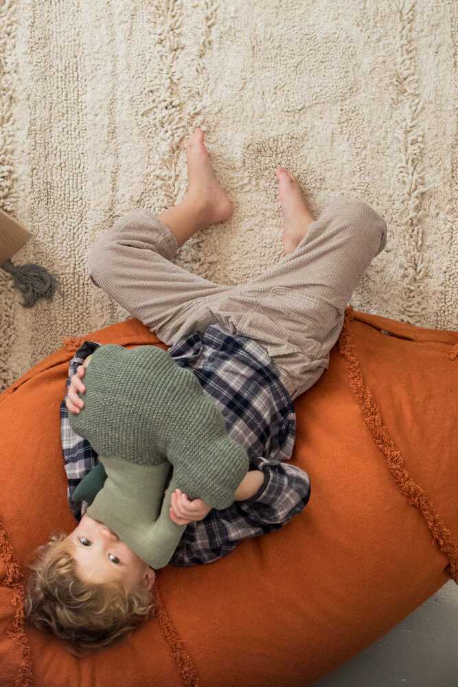 KNITTED CUSHION BRUCY THE BROCCOLI Oli & Carol x Lorena Canals