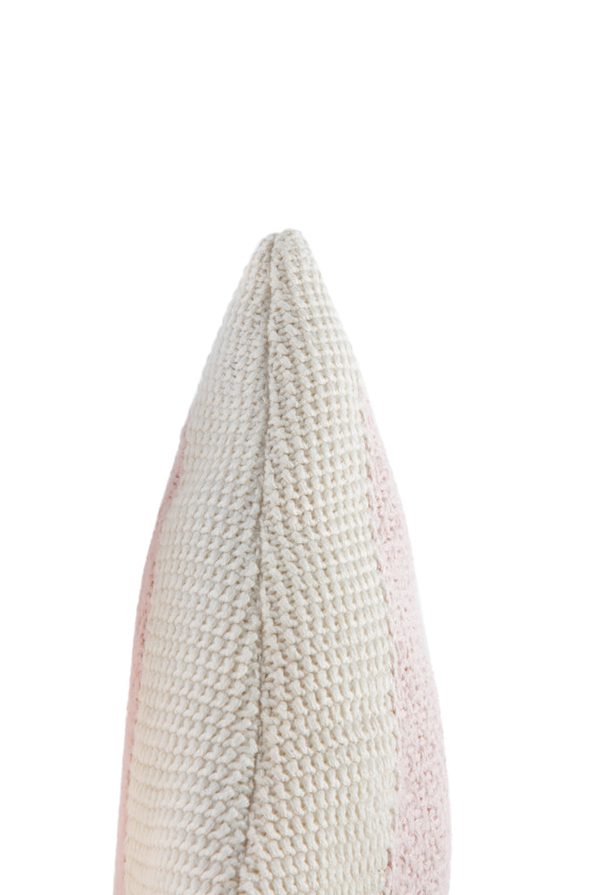 KNITTED CUSHION CANDY VANILLA - PINK Lorena Canals