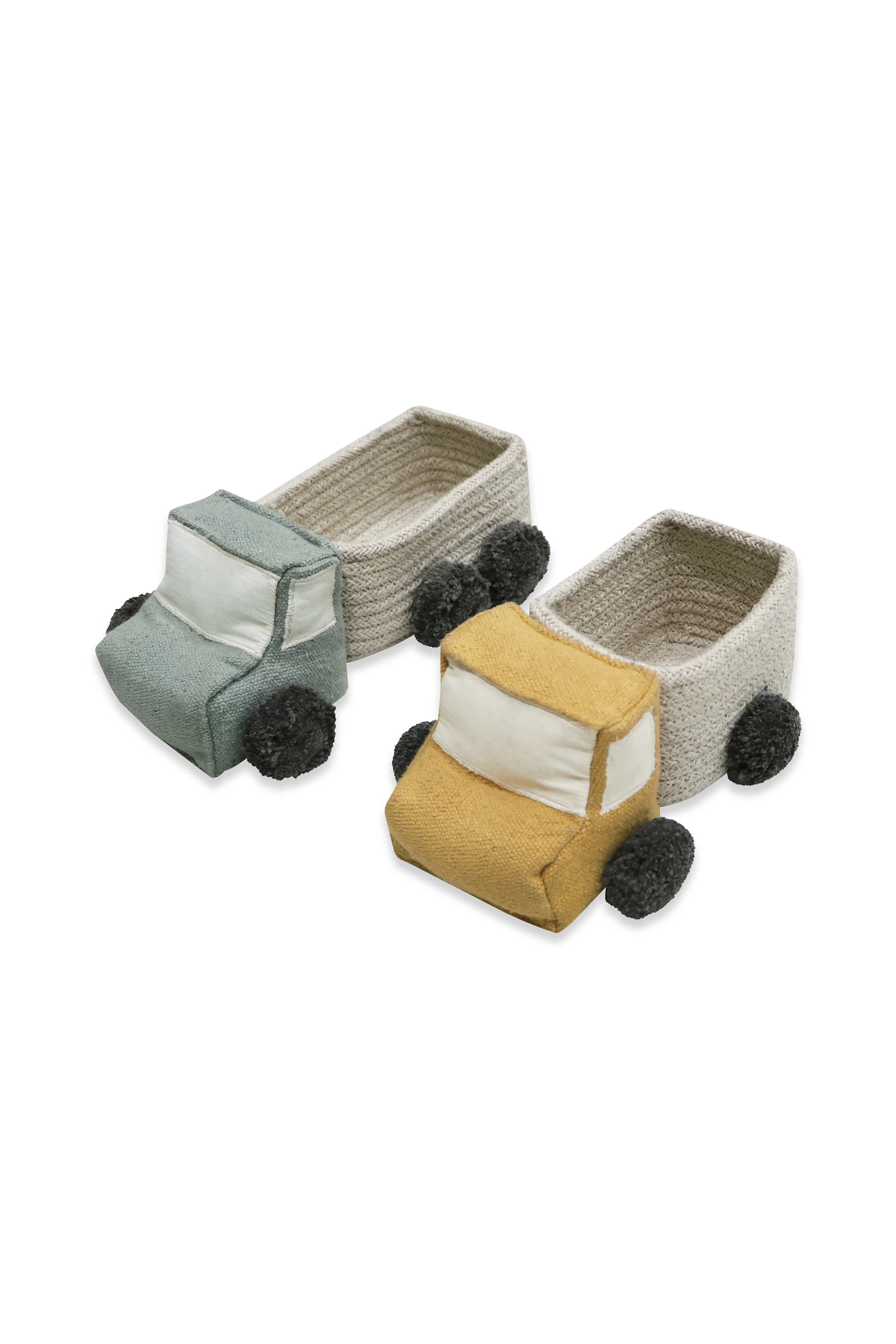 GIOCHI ECOLOGICI SET DI MINI CESTE TRUCK 