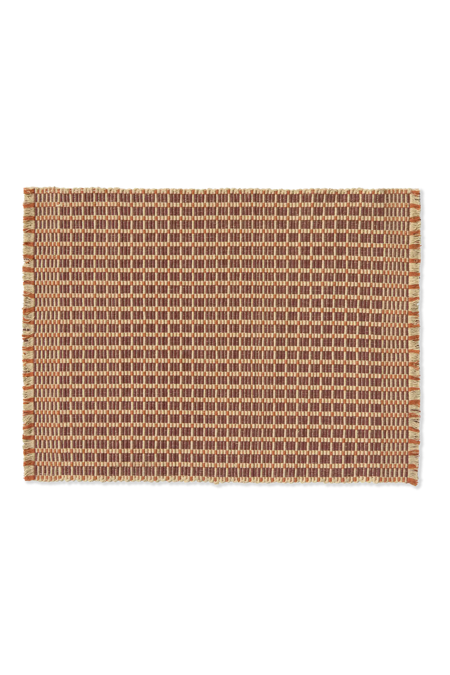 TOVAGLIETTA CHECKER MARSALA - SET DA 2