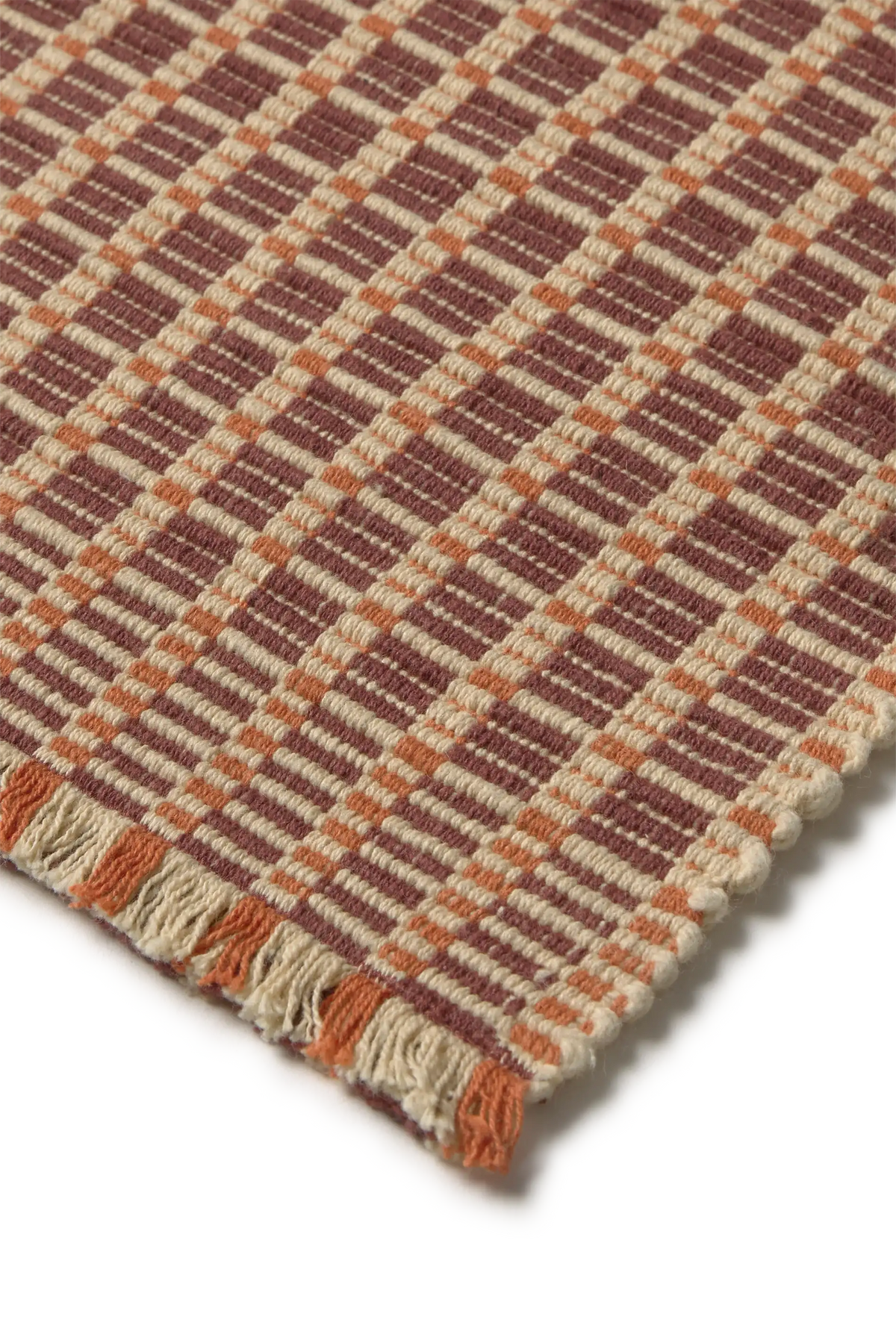 PLACEMAT CHECKER MARSALA - SET OF 2