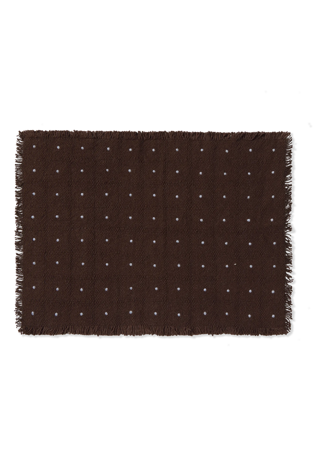 PLACEMAT DOTS COFFEE BEAN - SET OF 2