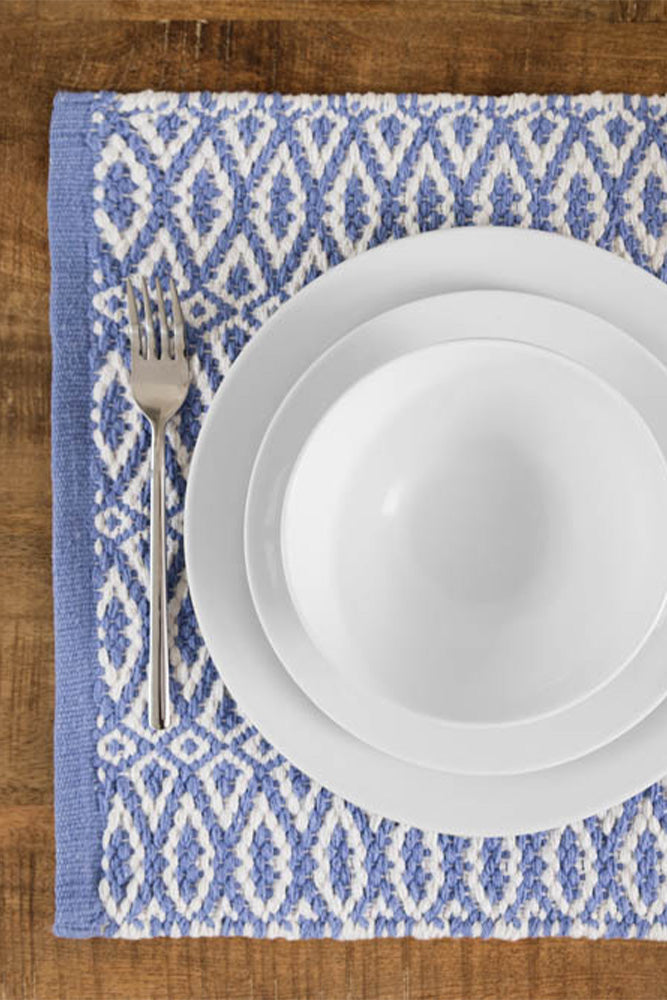 PLACEMAT ROMBINI LAVENDER BLUE - SET OF 4 HOOME