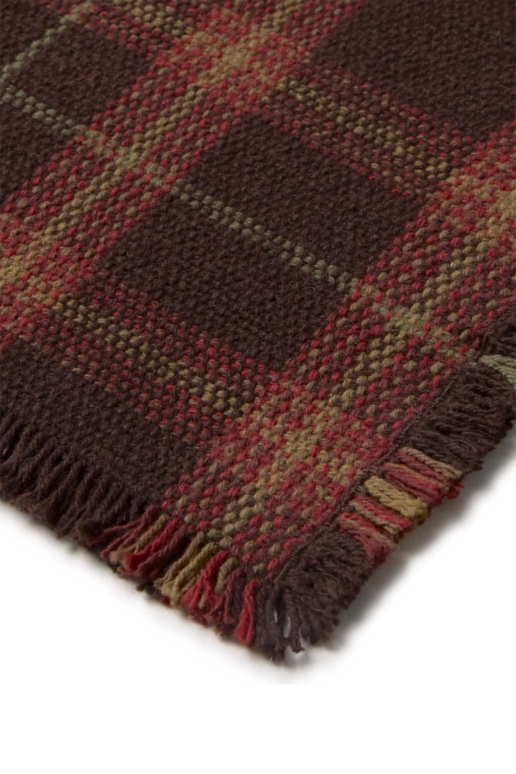 SET DE 2 SETS DE TABLE TARTAN COFFEE BEAN