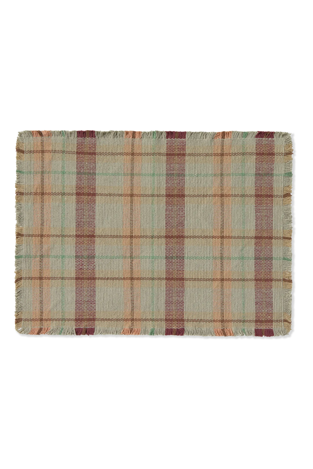 PLACEMAT TARTAN MOSS GREEN - SET OF 2