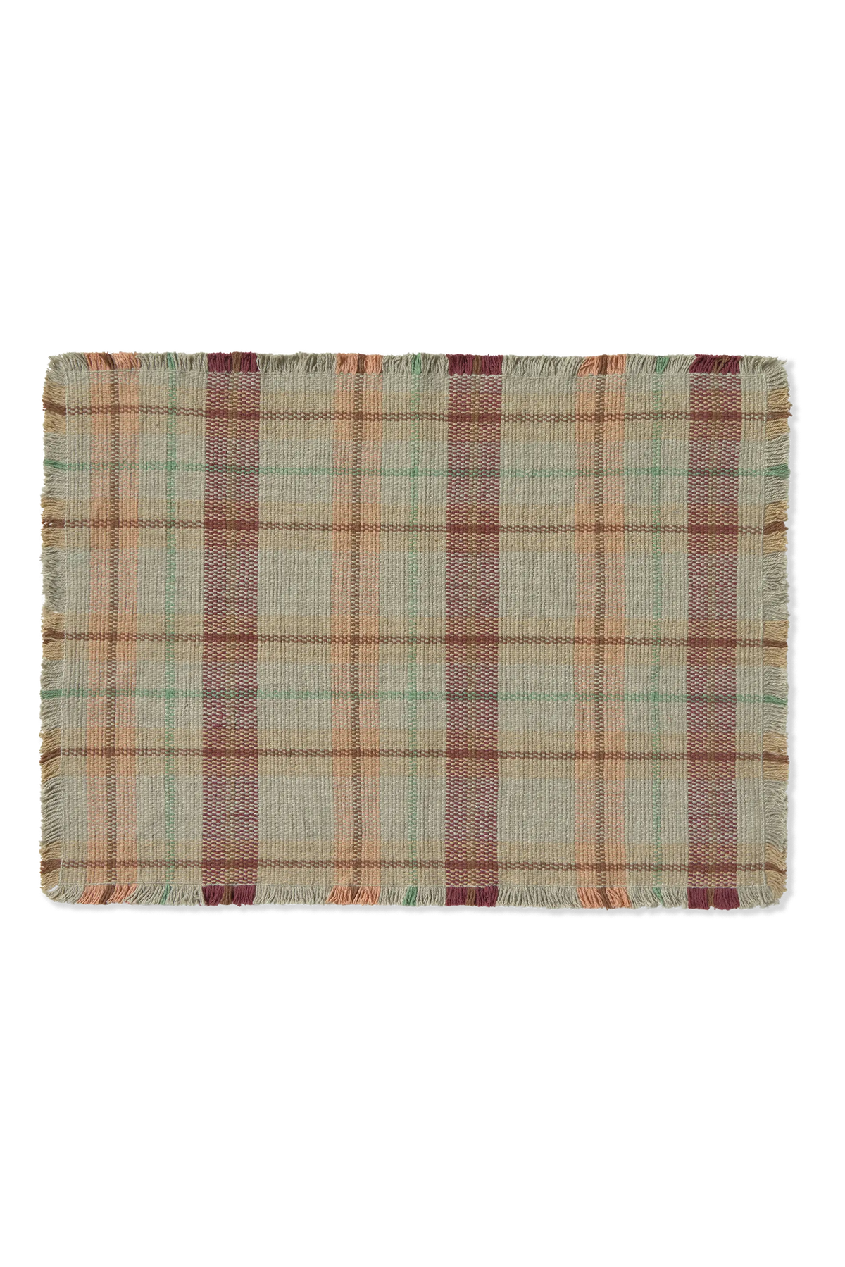 PLACEMAT TARTAN MOSS GREEN - SET OF 2