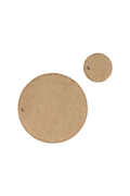 STONEWASHED PLACEMATS AND COASTERS OCHRE (SET OF 2)