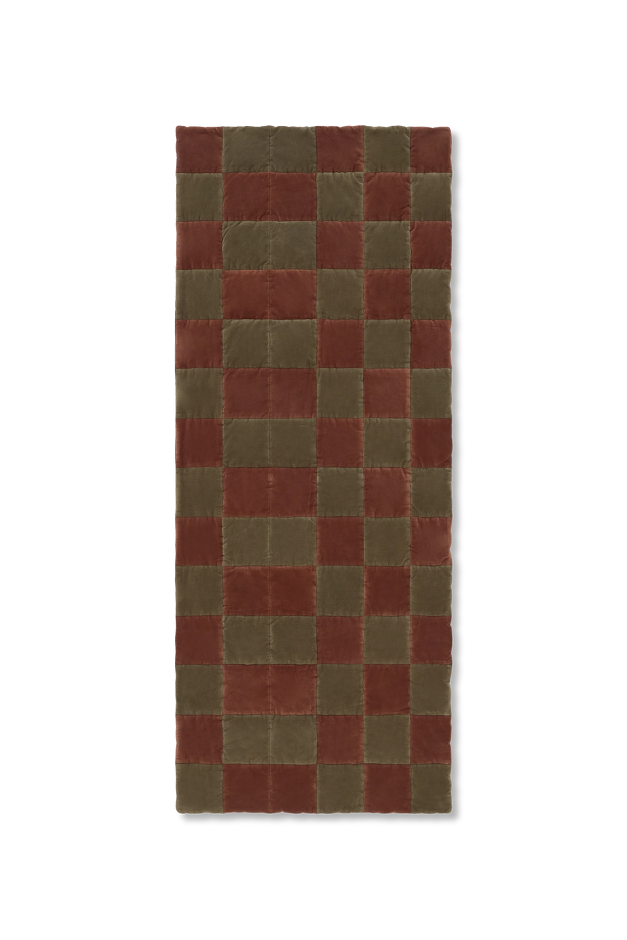 PLAID CHECKER BROWN