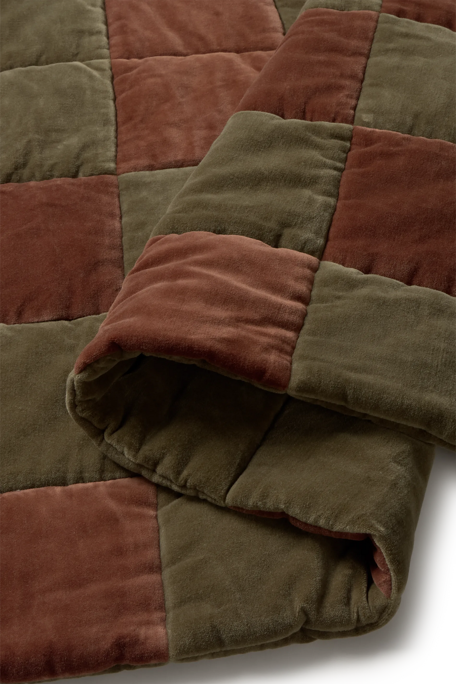 PLAID CHECKER BROWN