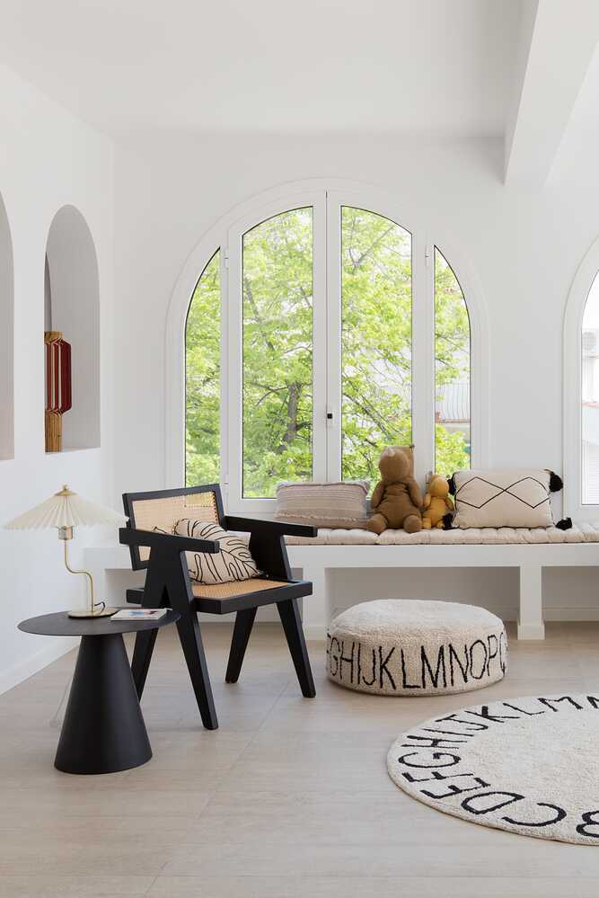 POUF ABC NATURAL/BLACK Lorena Canals
