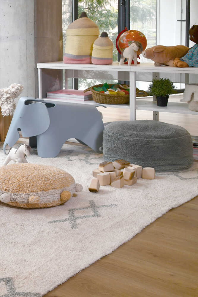 POUF CHILL VINTAGE BLUE Lorena Canals