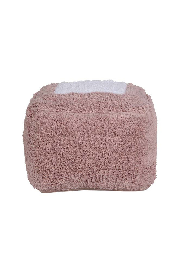 POUF MARSHMALLOW SQUARE VINTAGE NUDE Lorena Canals
