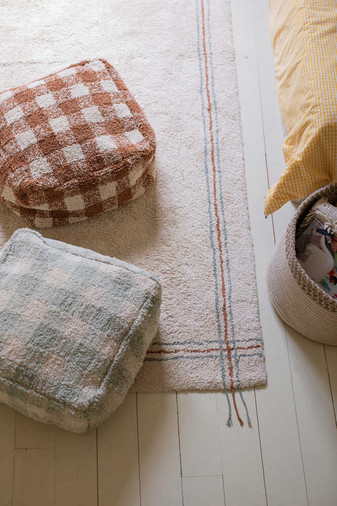 POUF VICHY BLUE SAGE Lorena Canals
