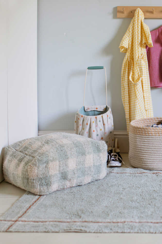 POUF VICHY BLUE SAGE Lorena Canals