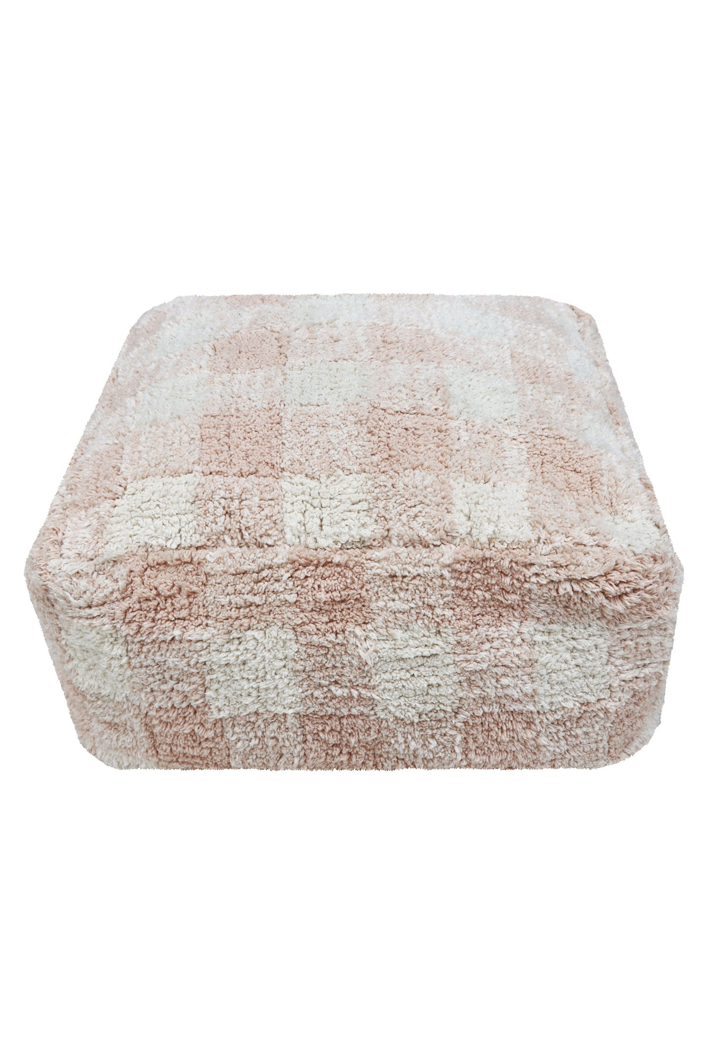 Pouf Vichy Rose