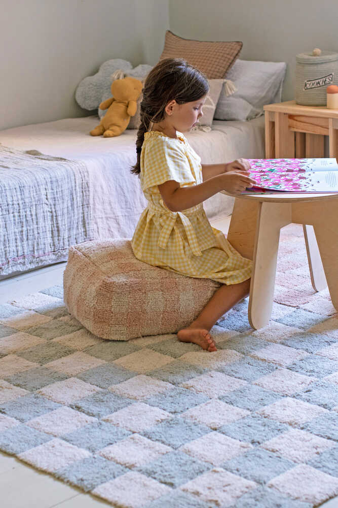 POUF VICHY ROSE Lorena Canals