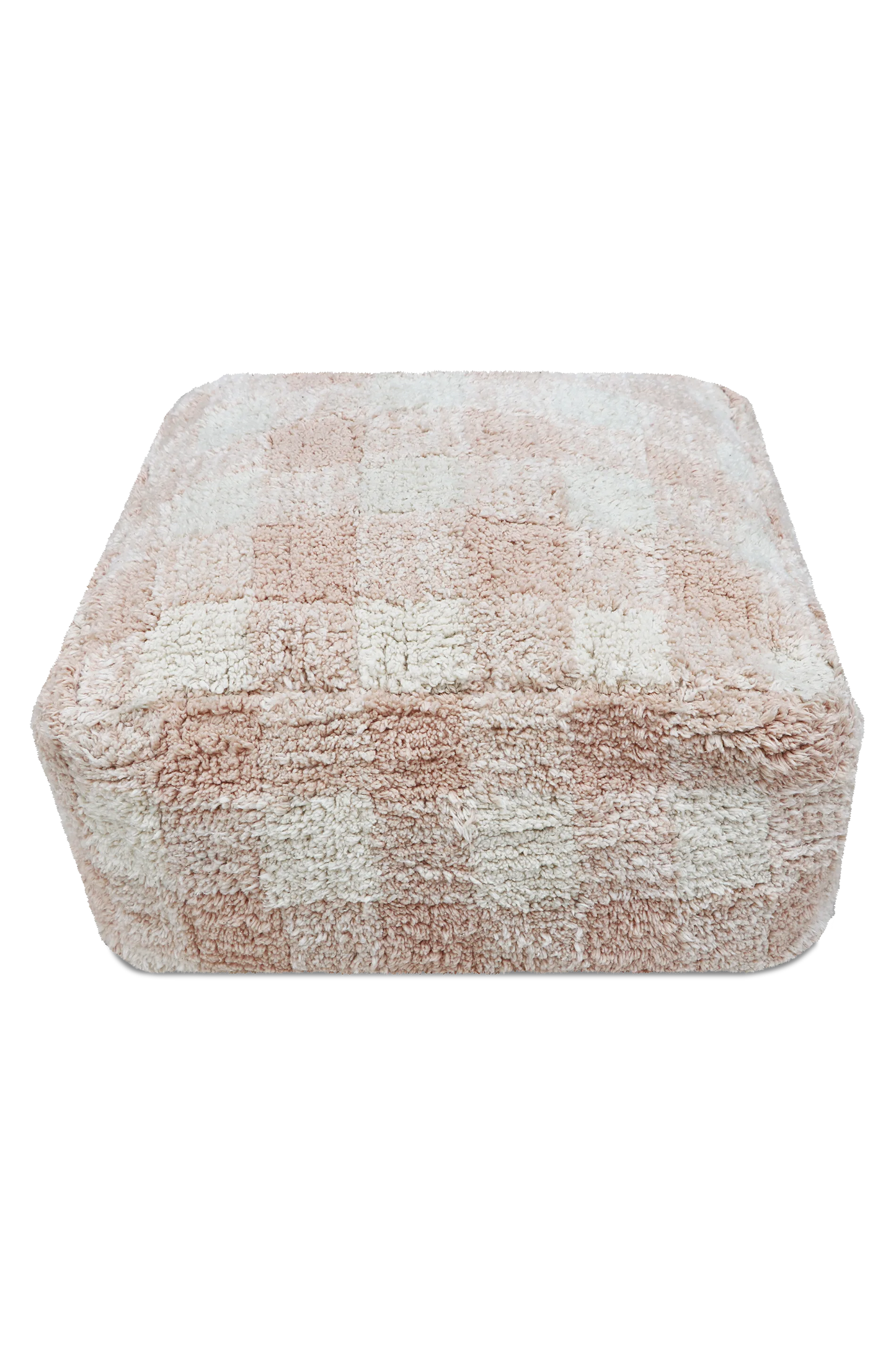 POUF VICHY ROSE