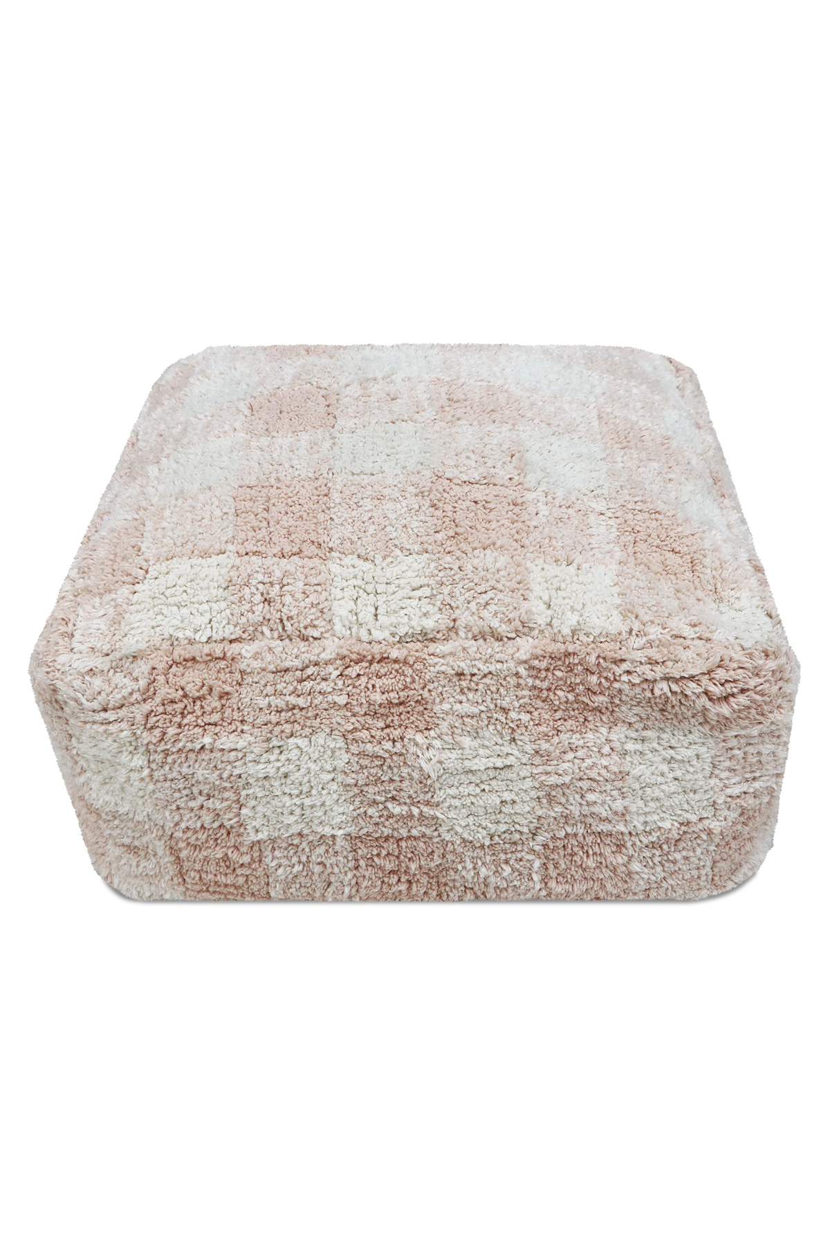 POUF VICHY ROSE