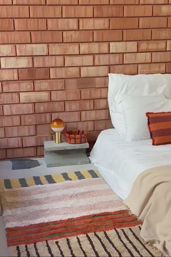 WASHABLE RUG COLOR ON CLAY
