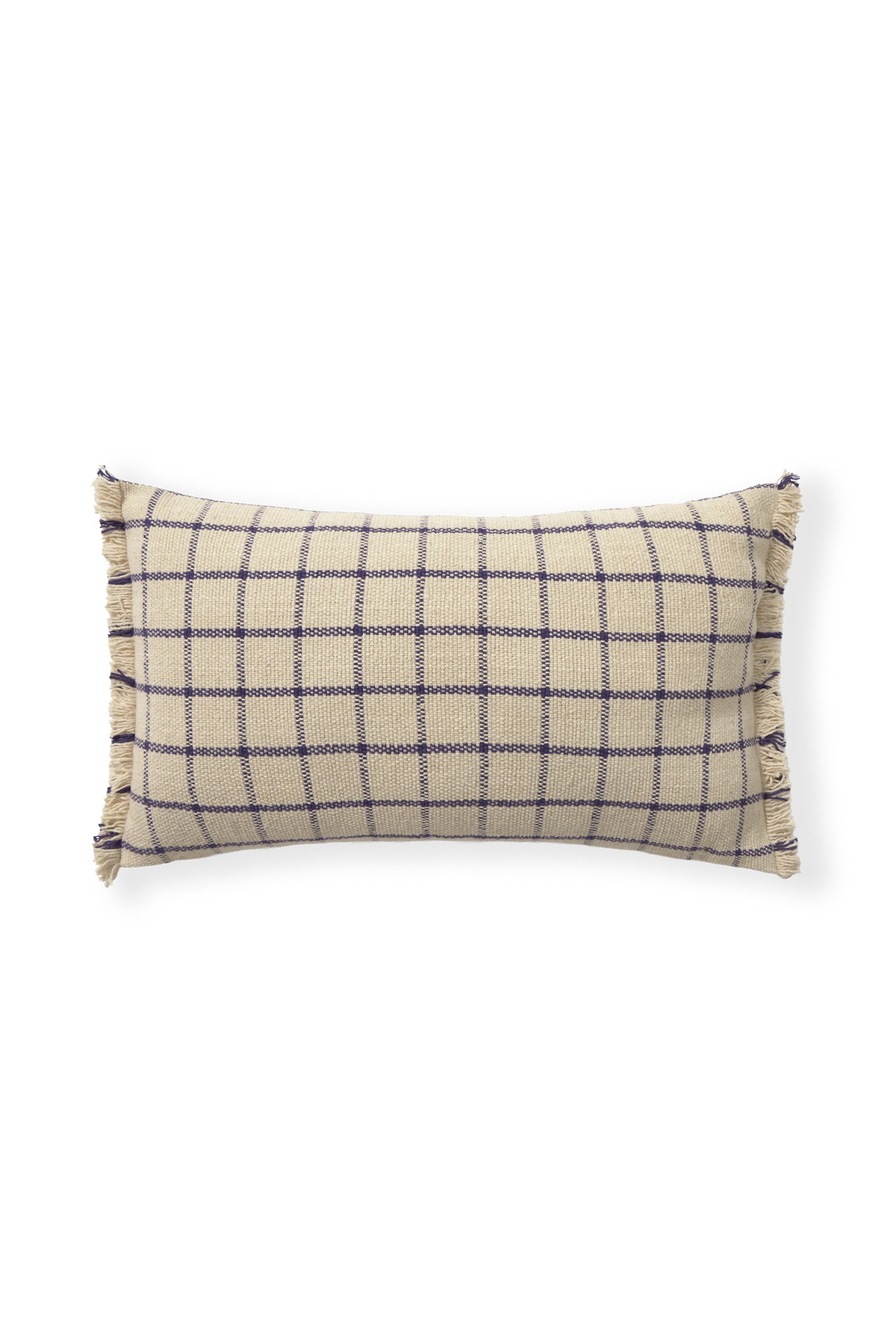 CUSHION GEO BLOCK NATURAL