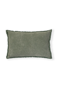 CUSCINO RETTANGOLARE STONEWASHED DUCK GREEN