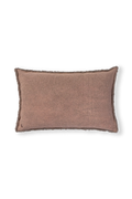 STONEWASHED RECTANGULAR CUSHION SOIL BROWN
