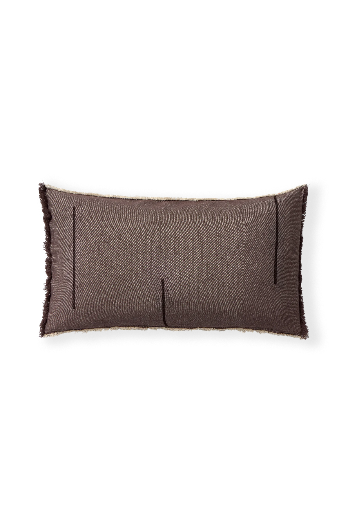 RECTANGULAR CUSHION VERTICAL COFFEBEAN
