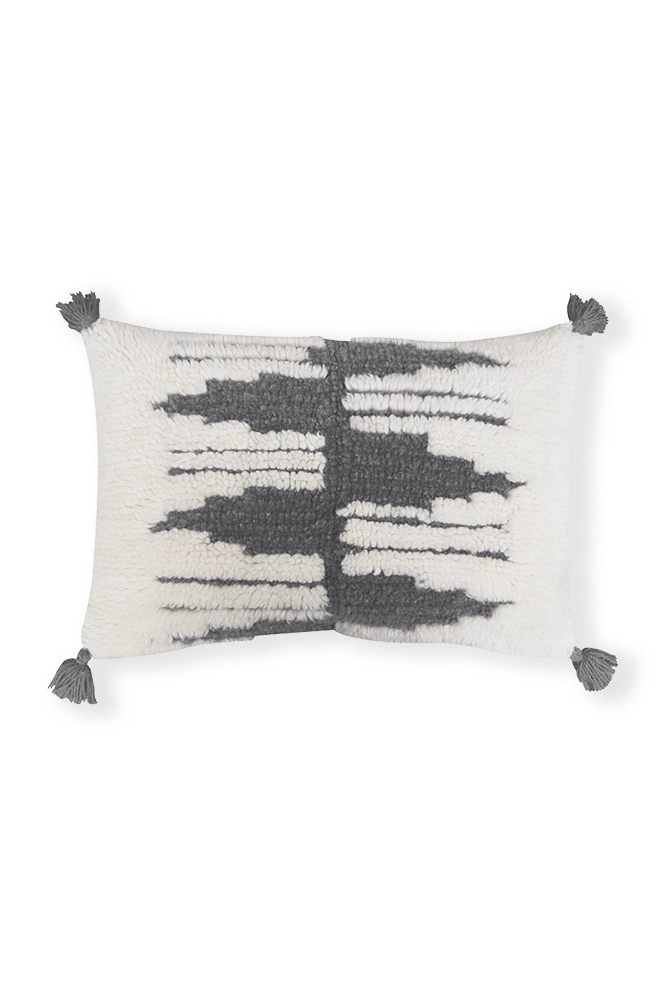 KISSEN ZAGROS NATURAL-GREY