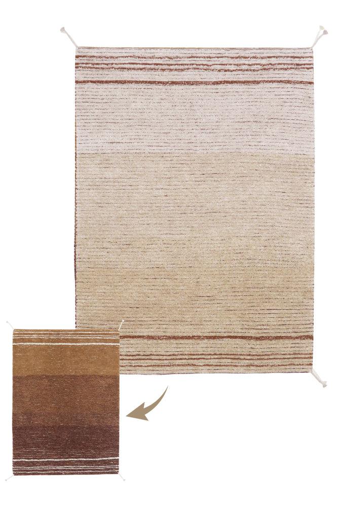 REVERSIBLE WASHABLE RUG TWIN TOFFEE Lorena Canals