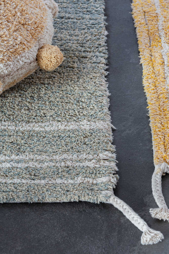 REVERSIBLE WASHABLE RUG TWIN VINTAGE BLUE Lorena Canals