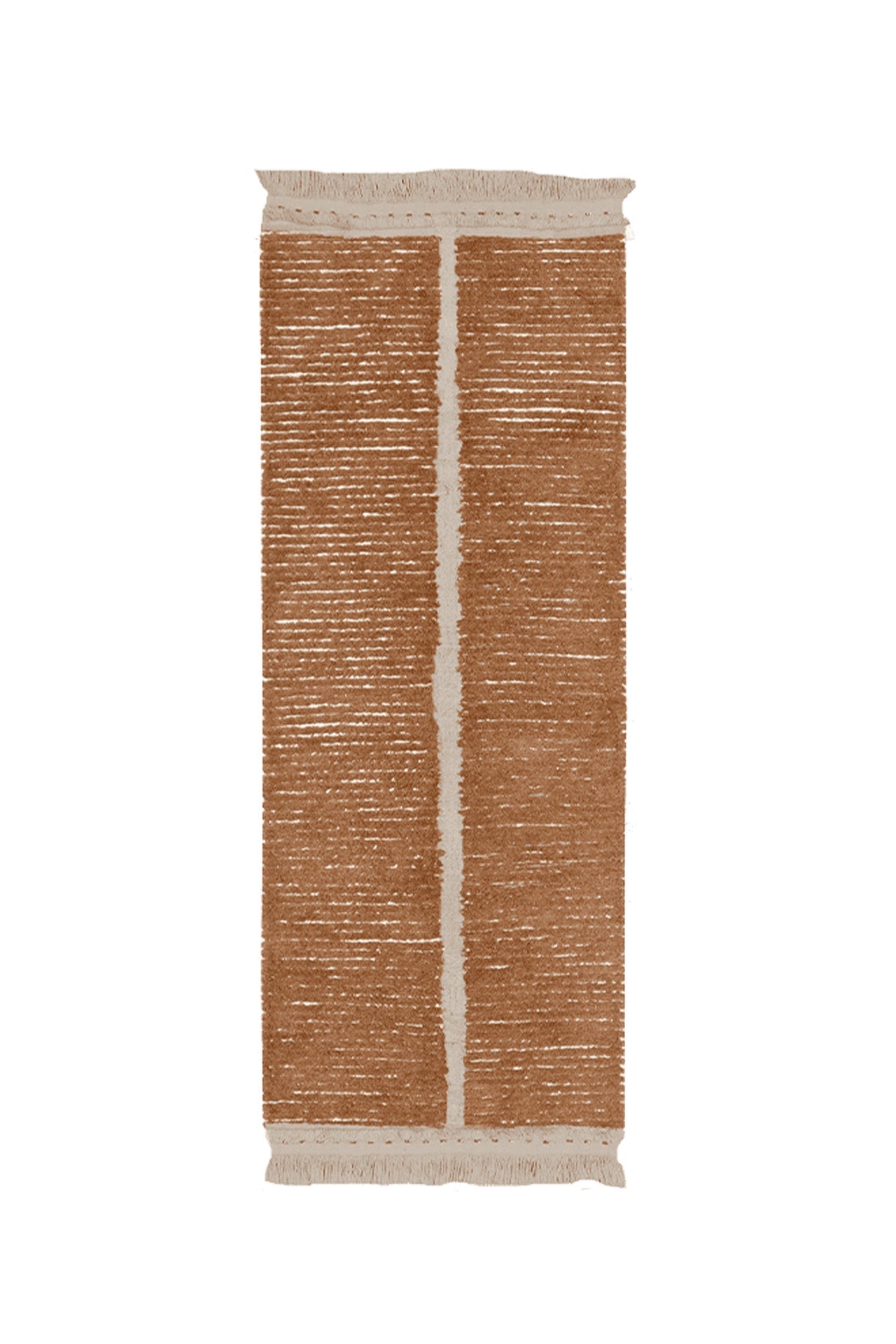 REVERSIBLE WASHABLE RUNNER RUG DUETTO TOFFEE