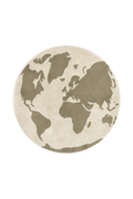 RUGCYCLED WASCHBARER TEPPICH WORLD MAP