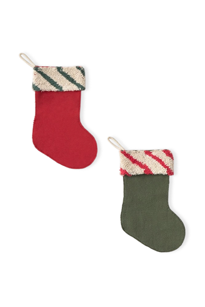 WEIHNACHTSSTRUMPF-DEKO (2ER-PACK)
