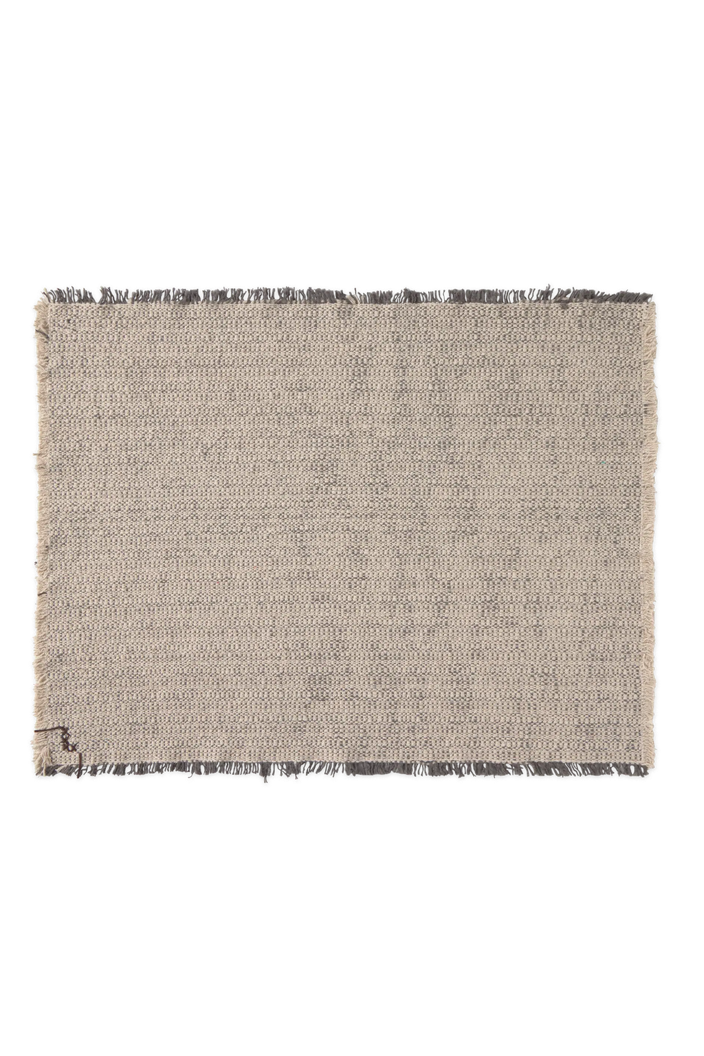 TISCHSET HANDLOOM NATURAL AND DARK GREY (2ER-SET)