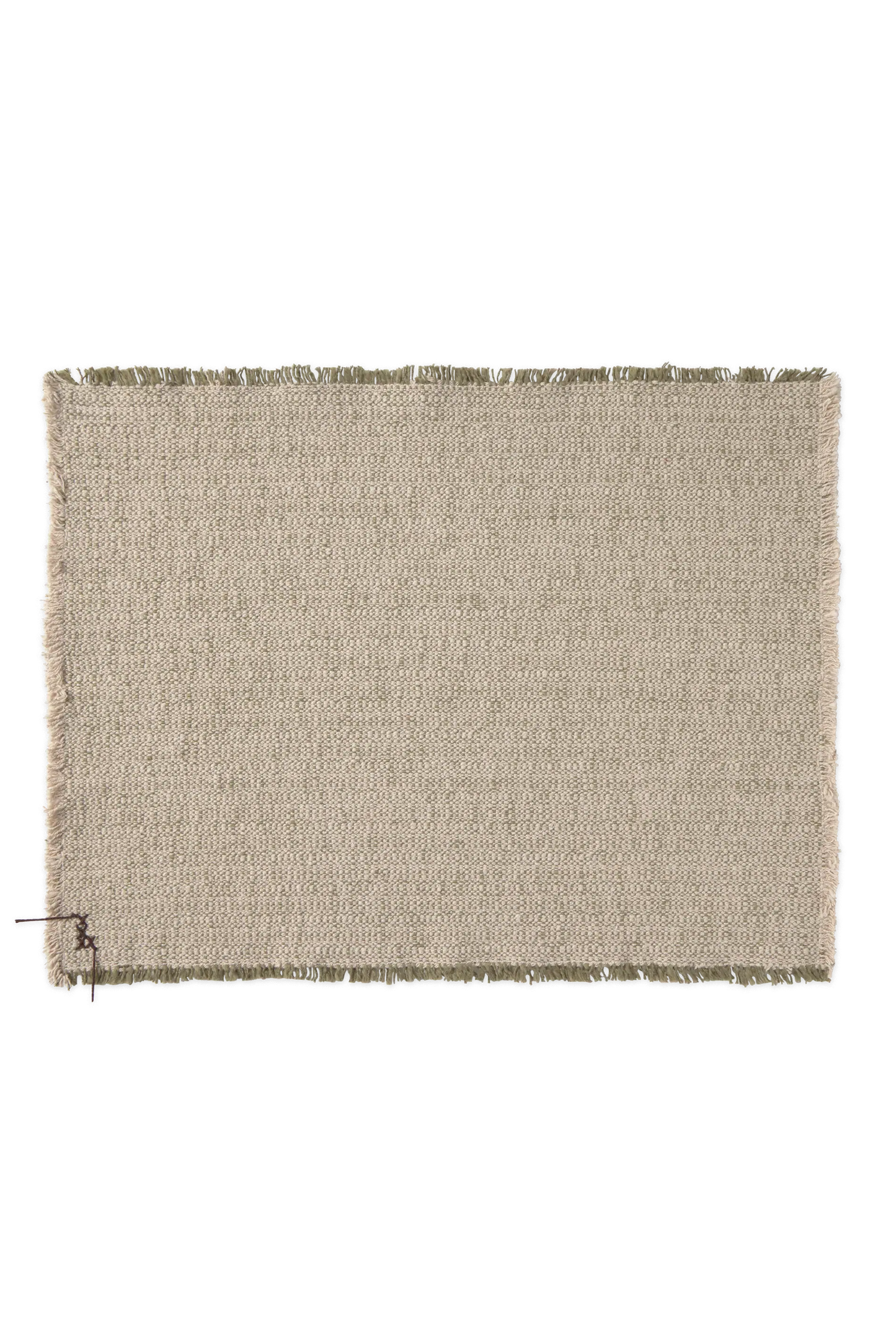 SET DE TABLE HANDLOOM NATURAL AND KAKI (LOT DE 2)
