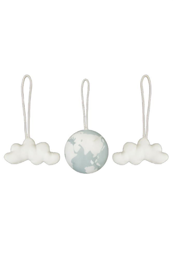 3ER-SET RATTLE TOY SENSORIAL HANGERS