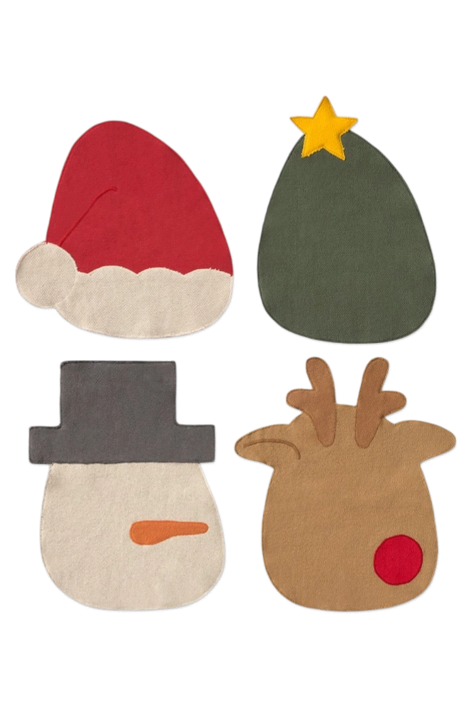 WEIHNACHTS-PLATZSETS (4ER-PACK)
