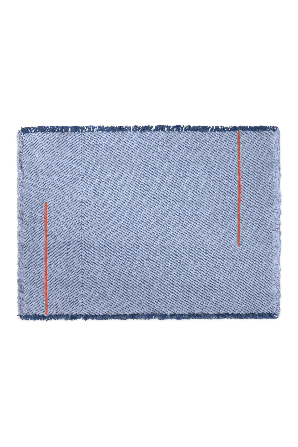 SET OF 2 PLACEMATS VERTICAL ANIL BLUE