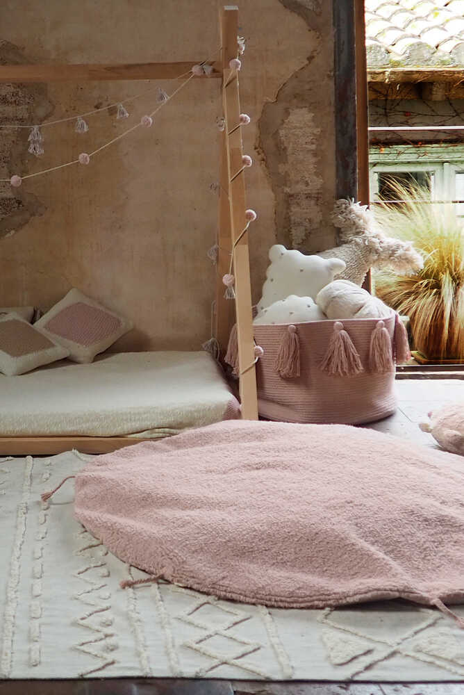 SLEEPOVER POUF LOU VINTAGE NUDE Lorena Canals