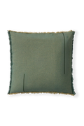 QUADRATISCHES KISSEN VERTICAL DUCK GREEN