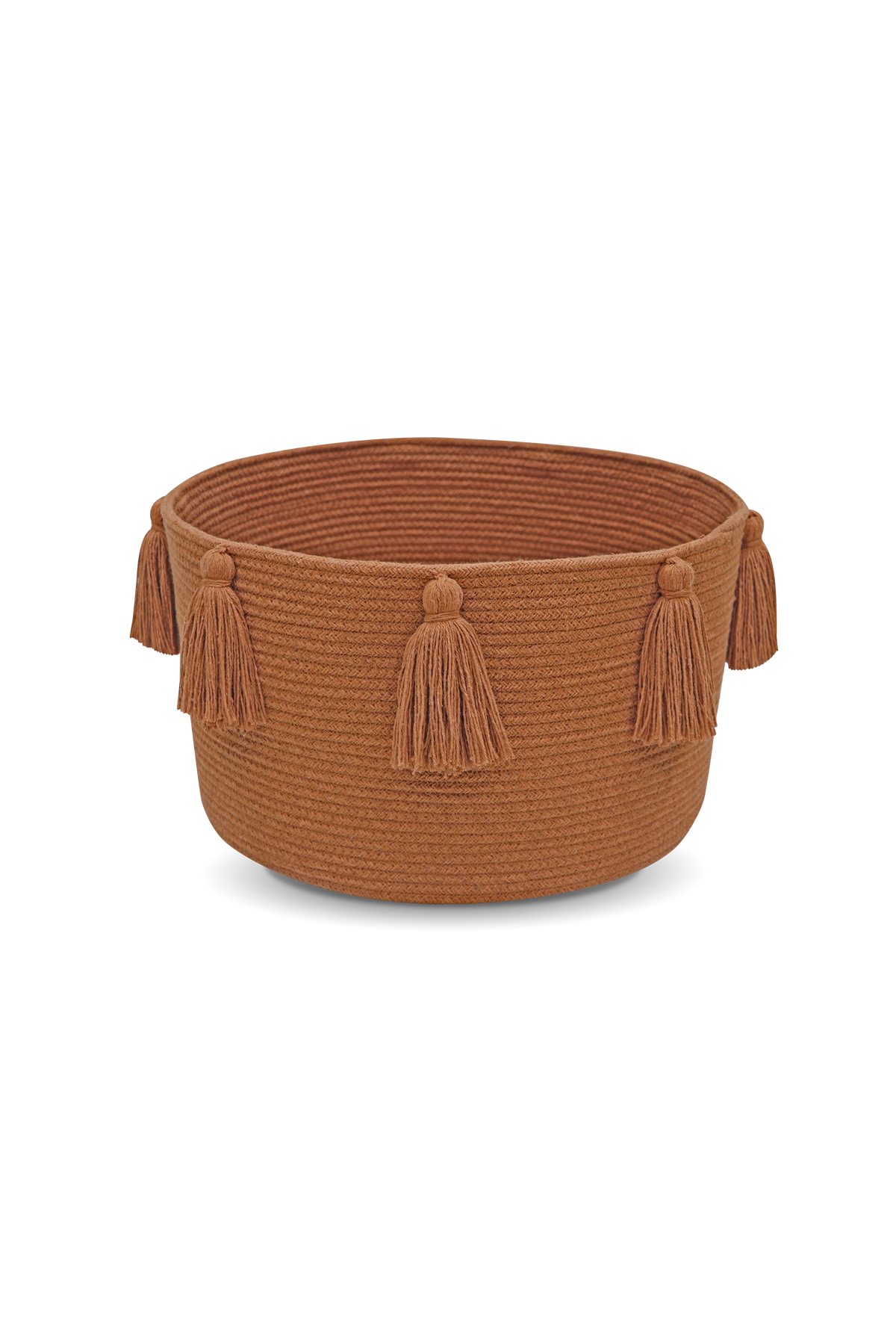 CESTINO NEW TASSELS CHESTNUT