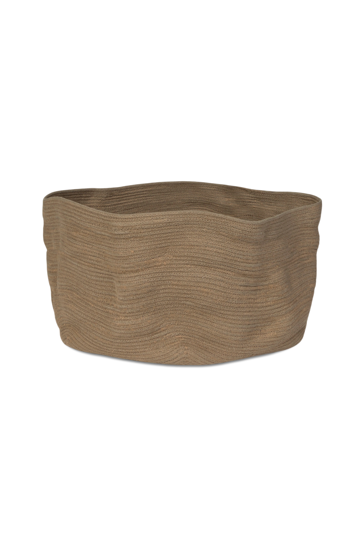 STONEWASHED BASKET WIDE SOIL BROWN