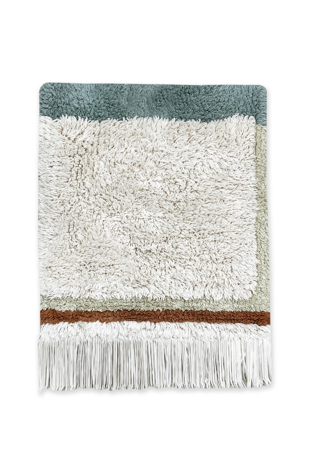 Swatch Washable rug Lanes Vintage Blue