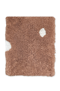 Swatch Washable rug Mini Dot Chestnut
