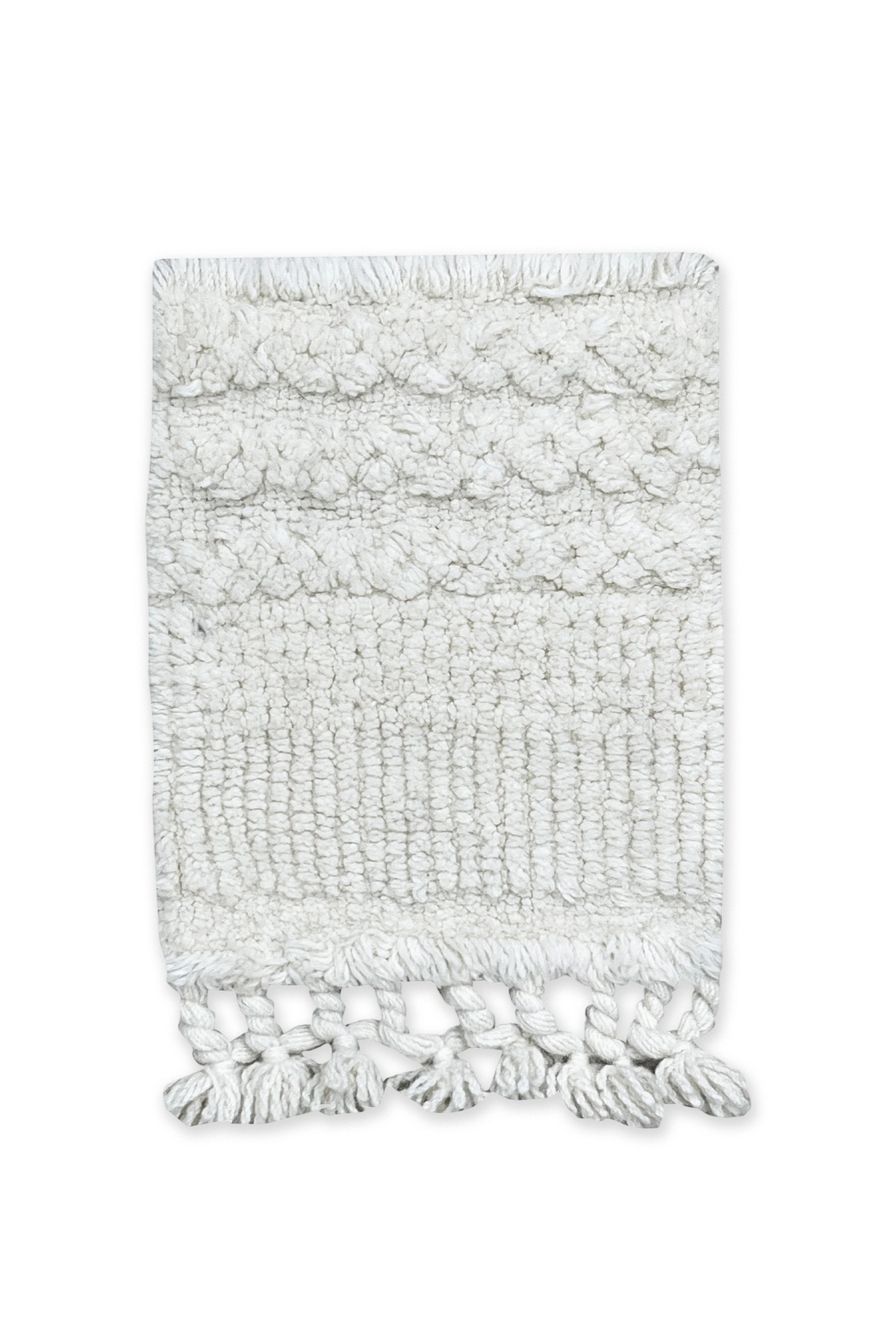 ÉCHANTILLON DE TAPIS LAVABLE DE LAINE ARI SHEEP WHITE