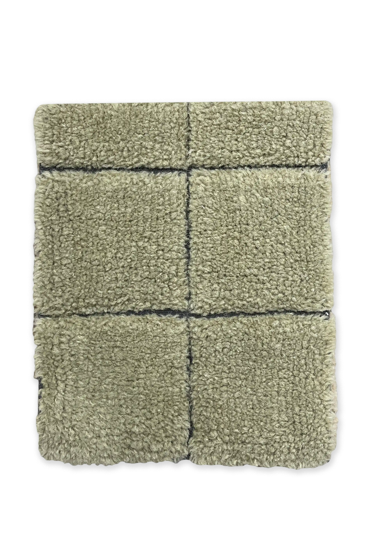 ÉCHANTILLON DE TAPIS LAVABLE DE LAINE MOSAIC MOSS