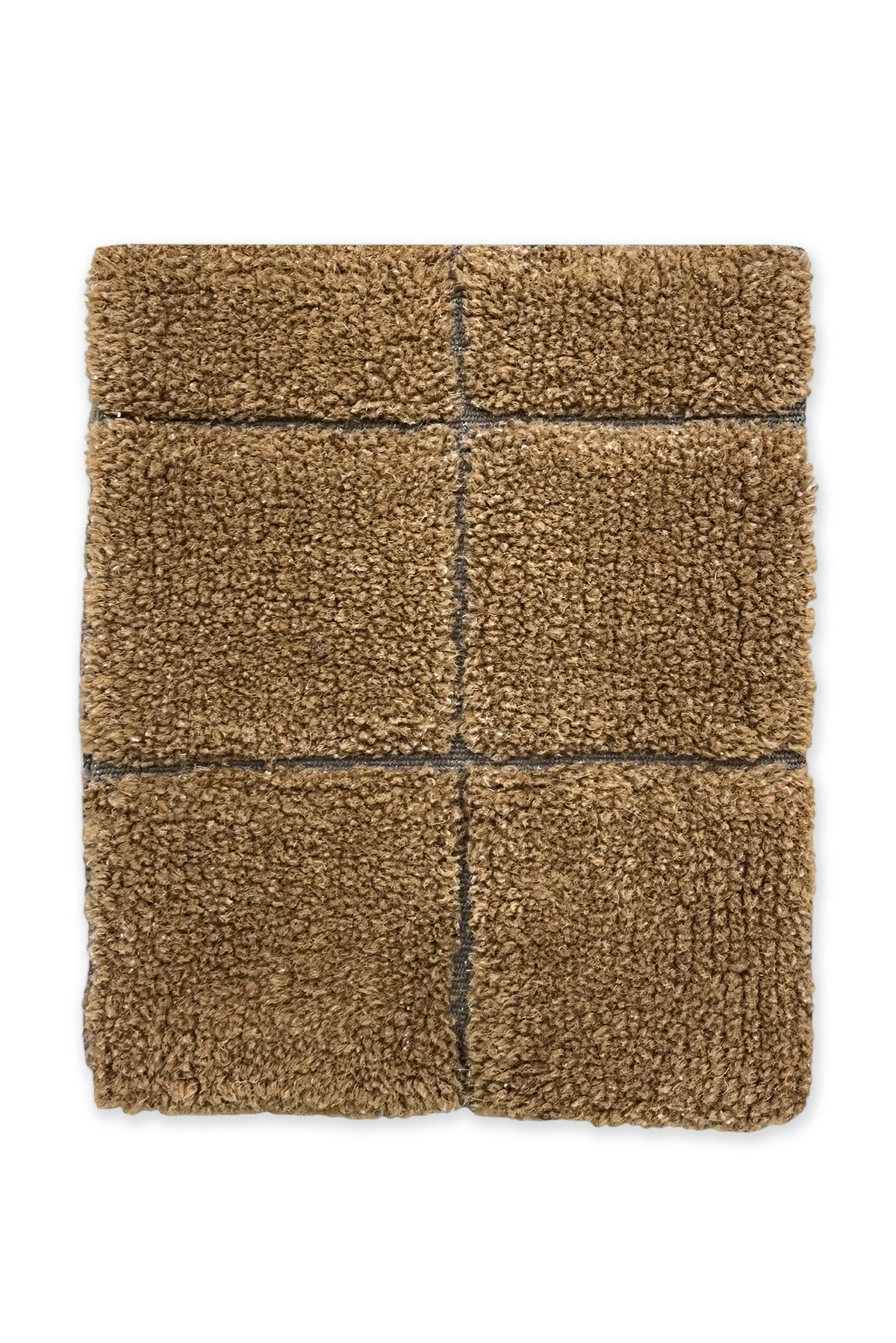 ÉCHANTILLON DE TAPIS LAVABLE DE LAINE MOSAIC OCHRE