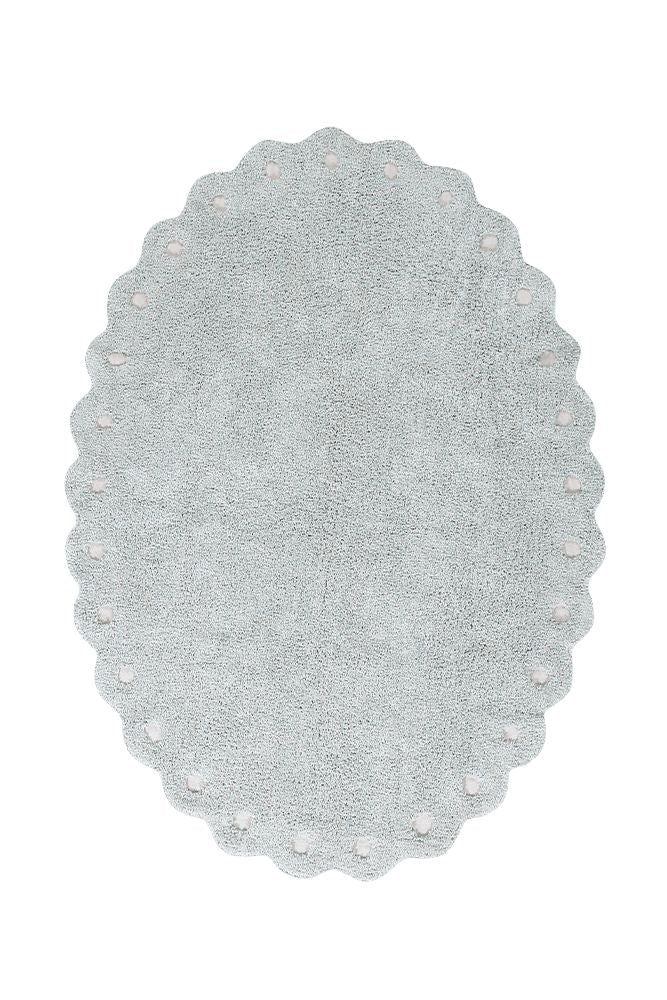 TAPIS LAVABLE PINE CONE PEARL BLUE