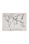 WANDBEHANG CANVAS MAP