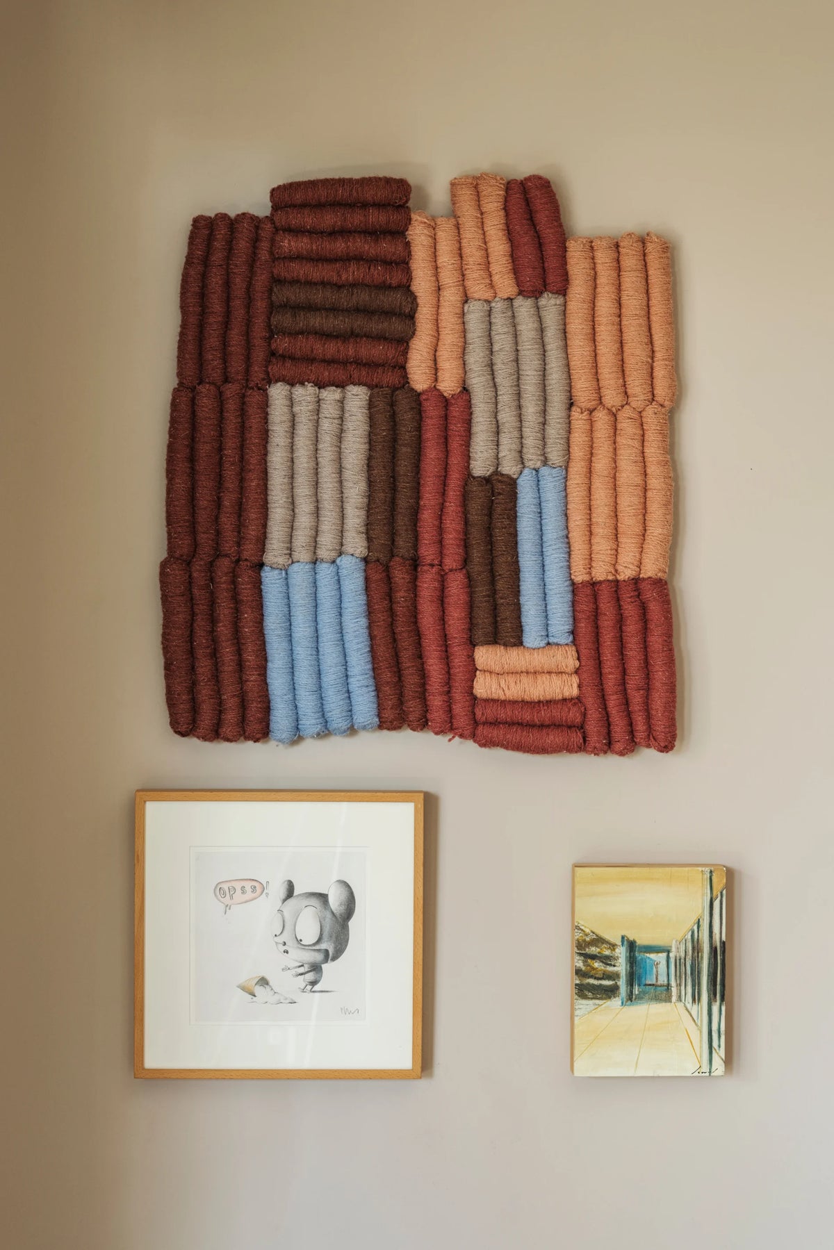 WAND BEHANG TORRE RED
